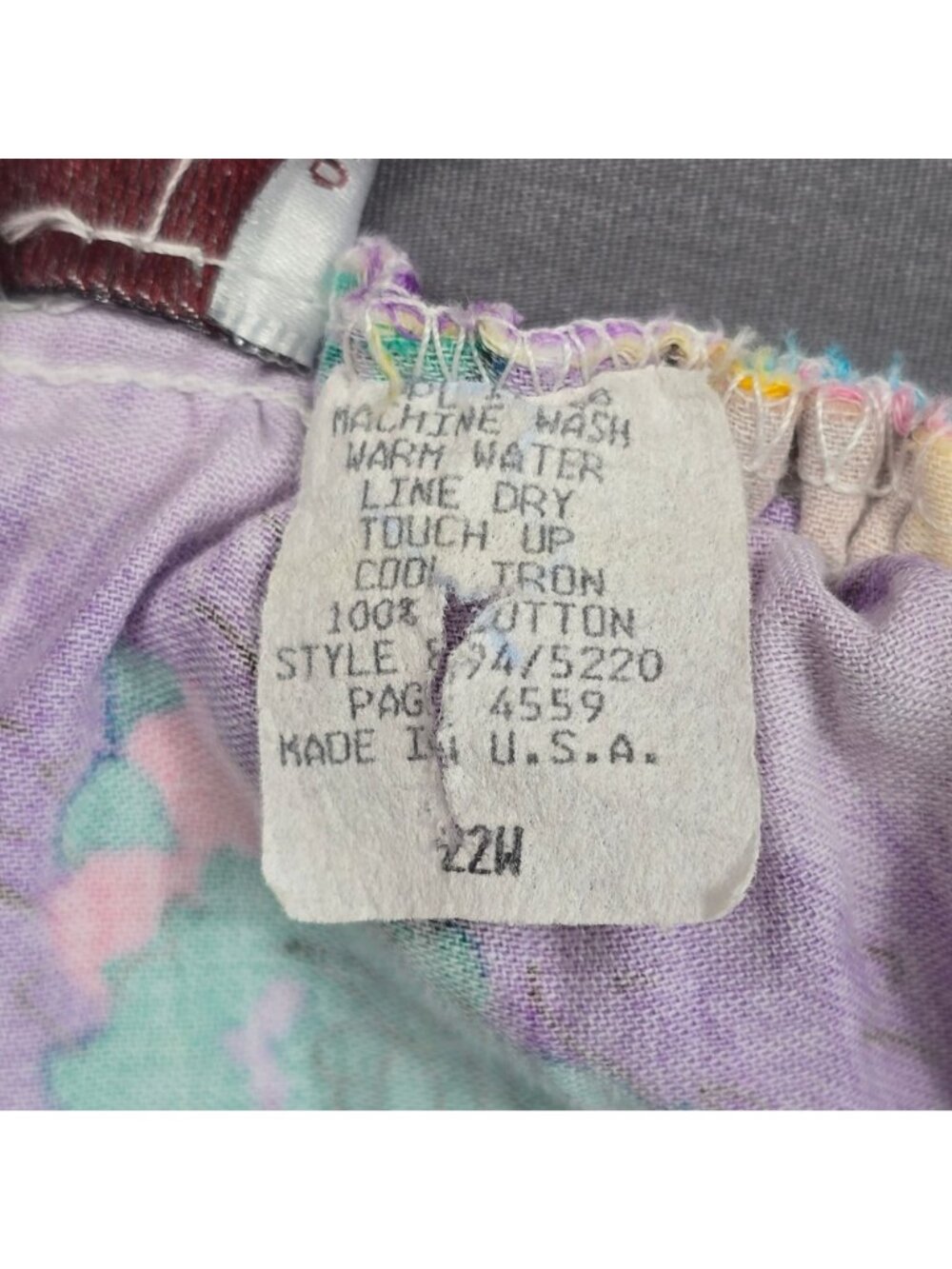 Vintage Worthington Floral A-Line Midi Skirt 22W 100% Cotton Vibrant Pockets USA - Picture 3 of 4